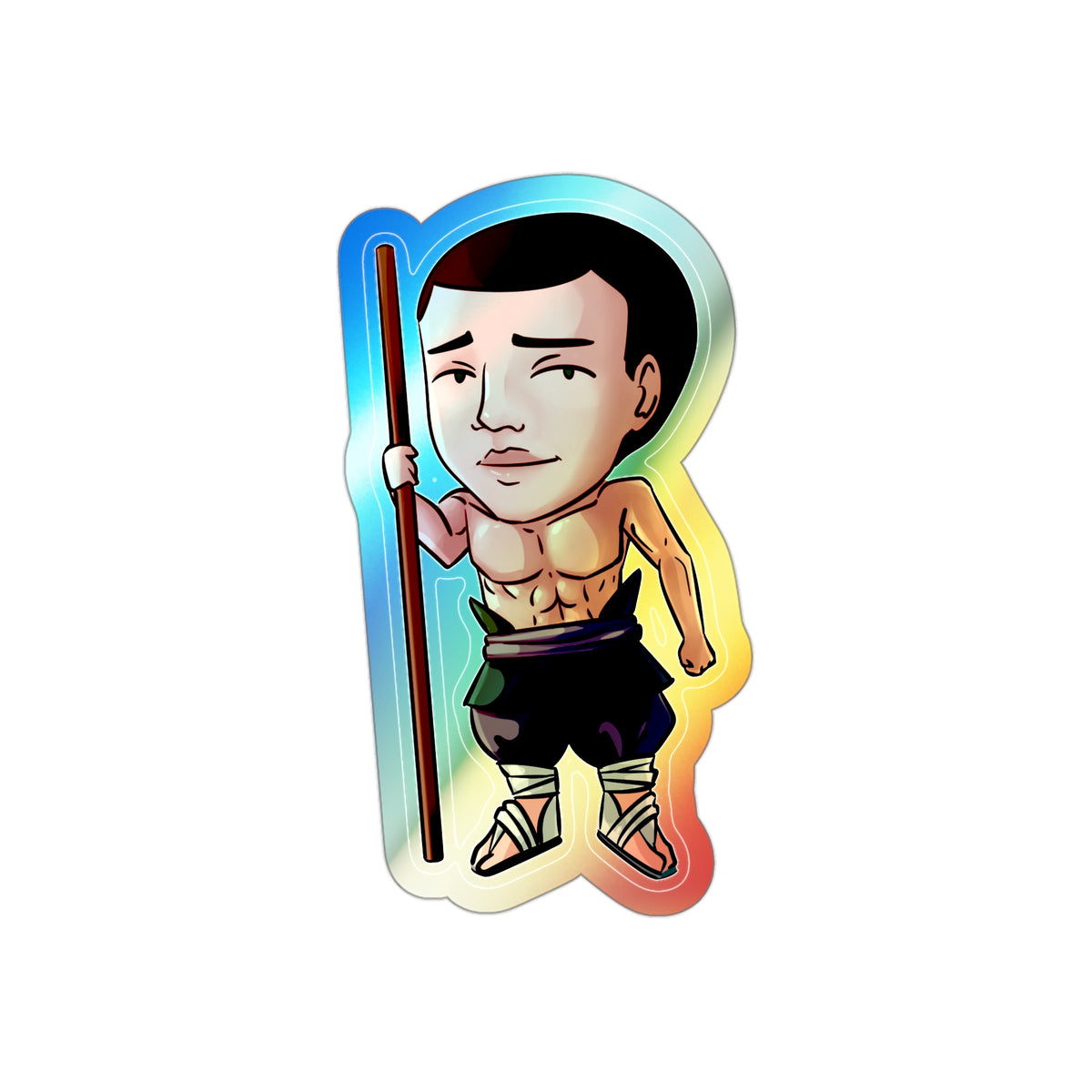 Eddie Holographic Sticker (Chibi-Style)