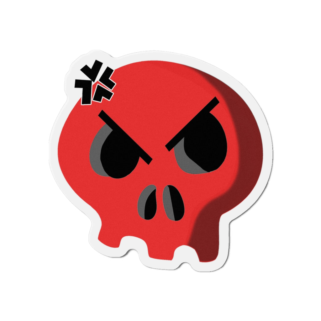 Angry Skull Magnet