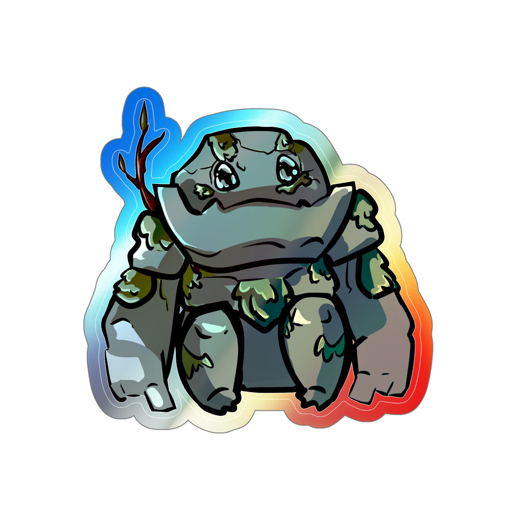 Big Izzy Holographic Sticker (Chibi-Style)
