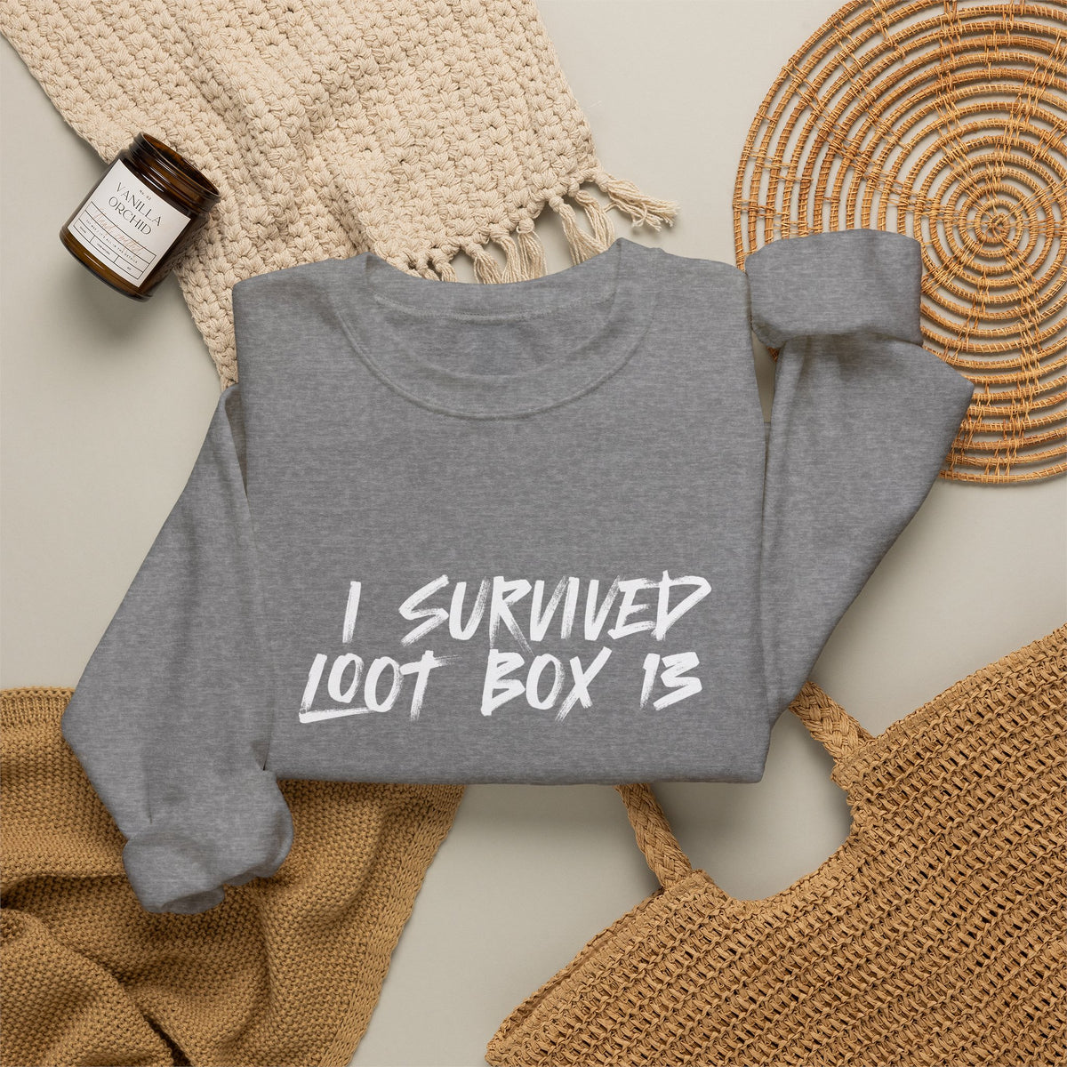 I Survived Loot Box 13 Crewneck Sweatshirt