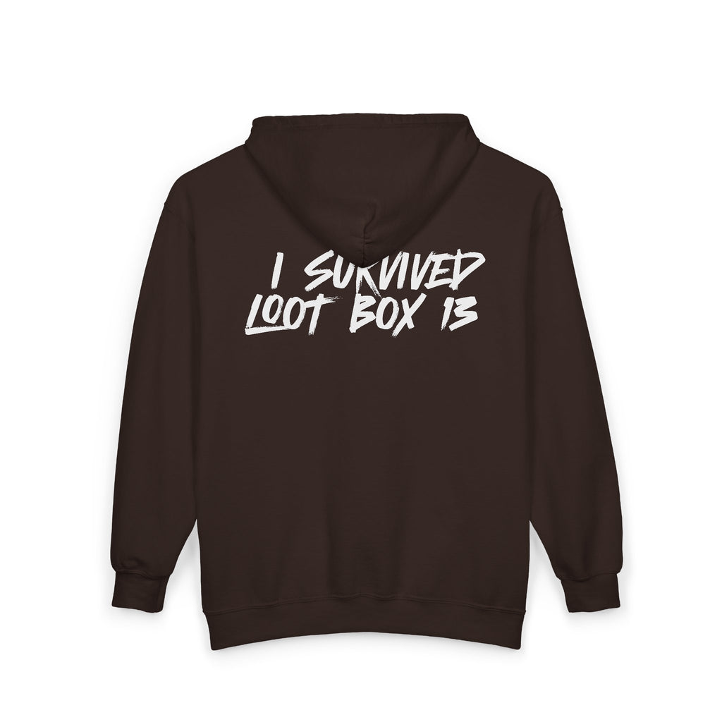 I Survived Loot Box 13 Zip Hoodie