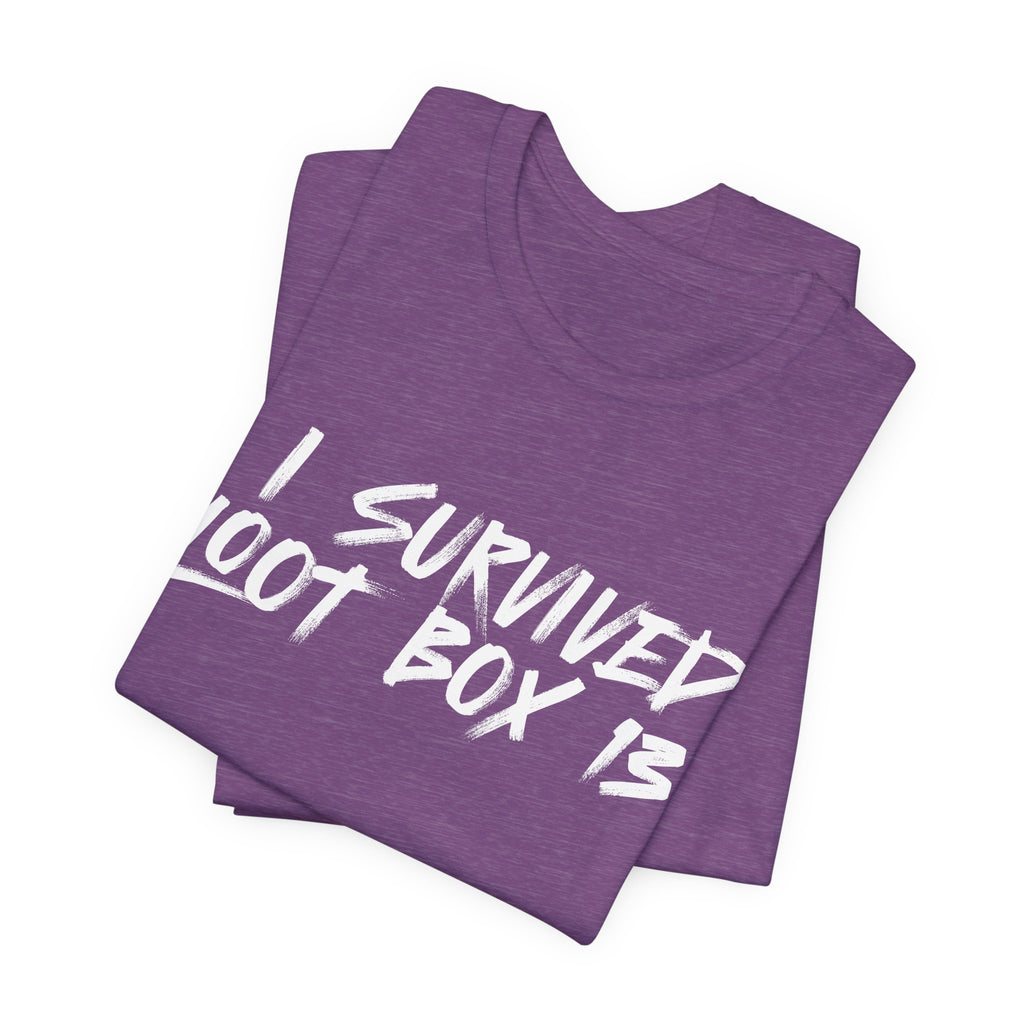 I Survived Loot Box 13 Tee - Heathers