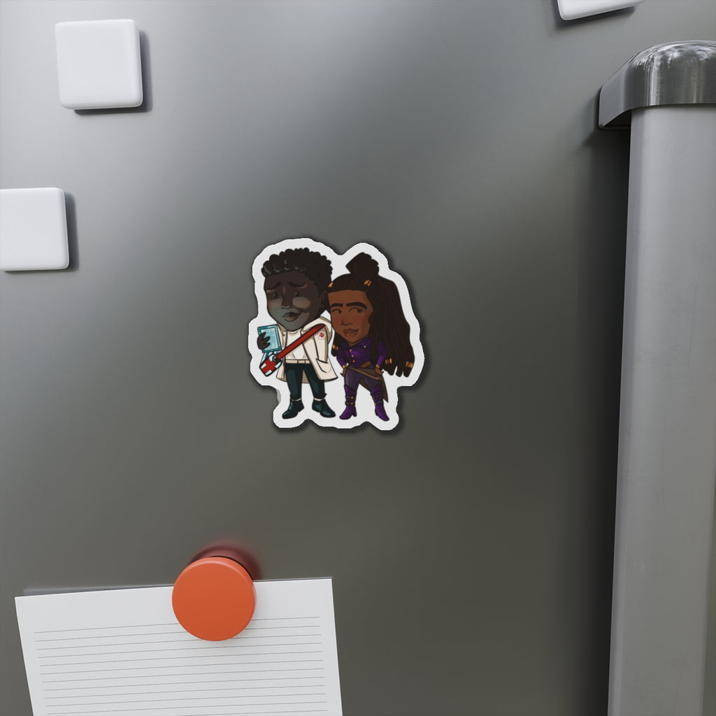 Minn and Farlow Magnet (Chibi-Style)