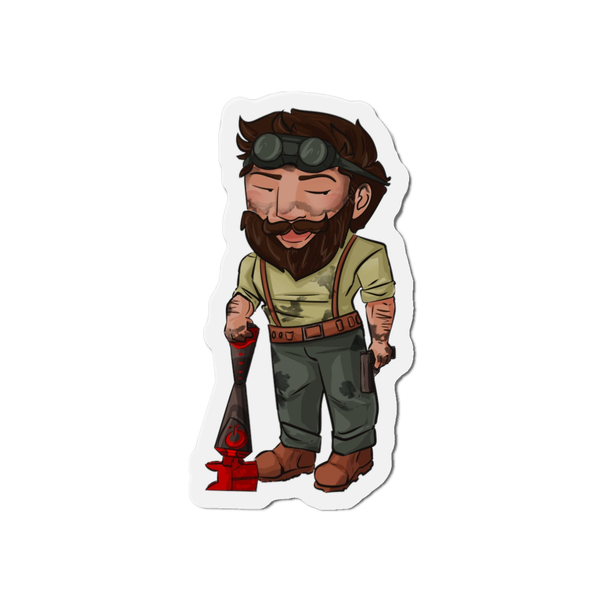 Bones Magnet (Chibi-Style)