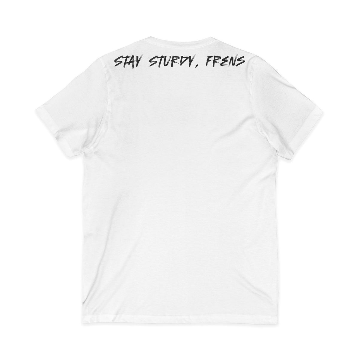 Stay Sturdy, Frens Crest V-Neck Tee