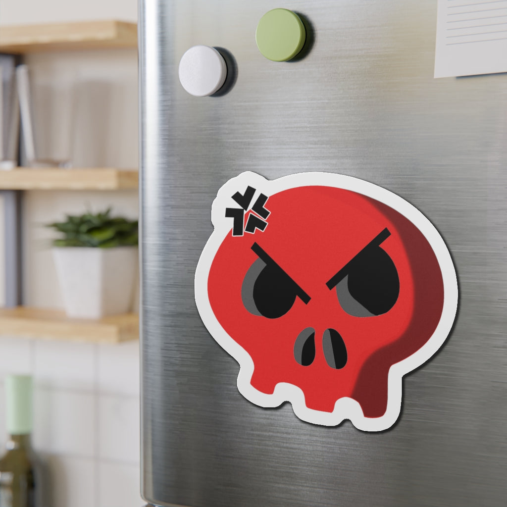 Angry Skull Magnet