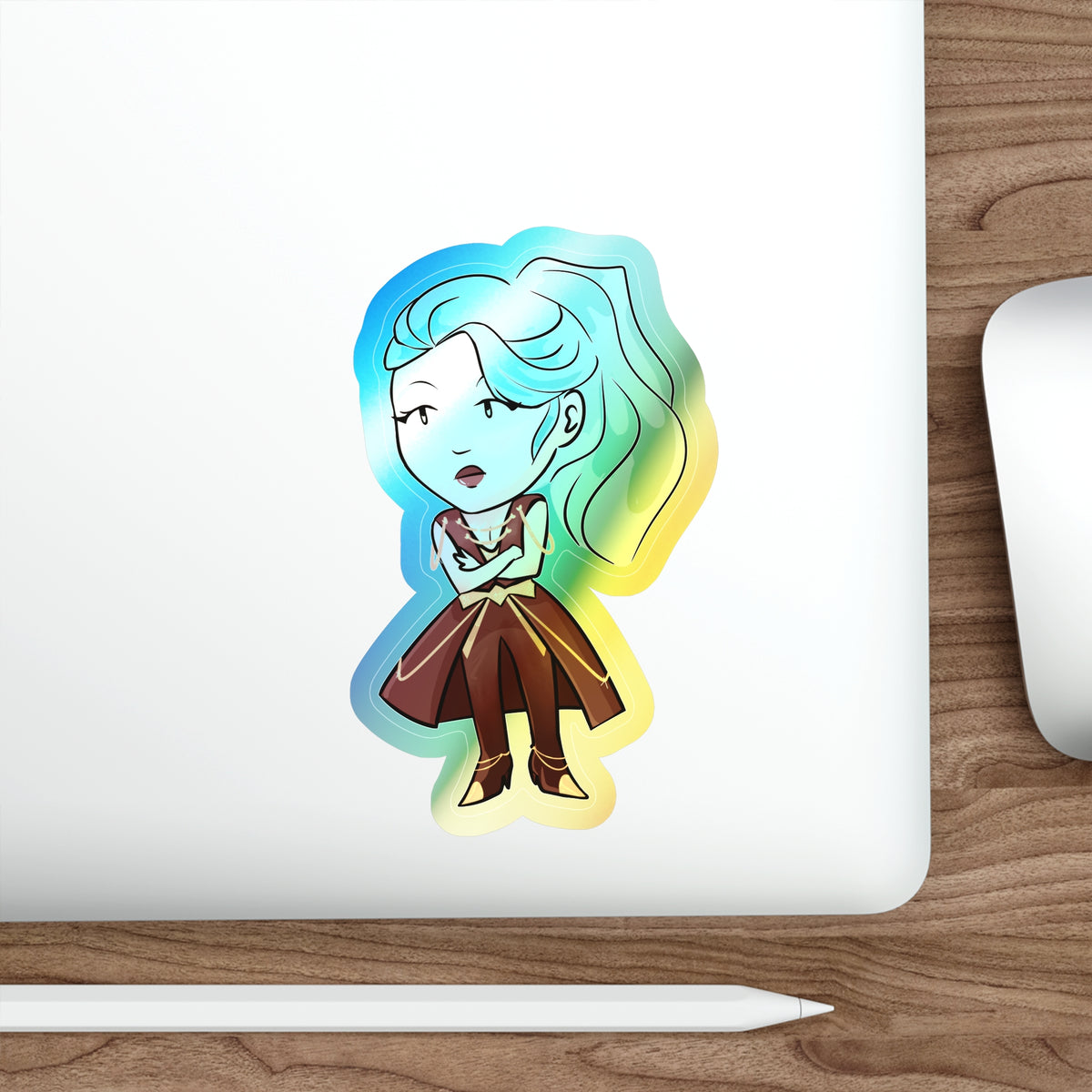 Dalia Holographic Sticker (Chibi-Style)