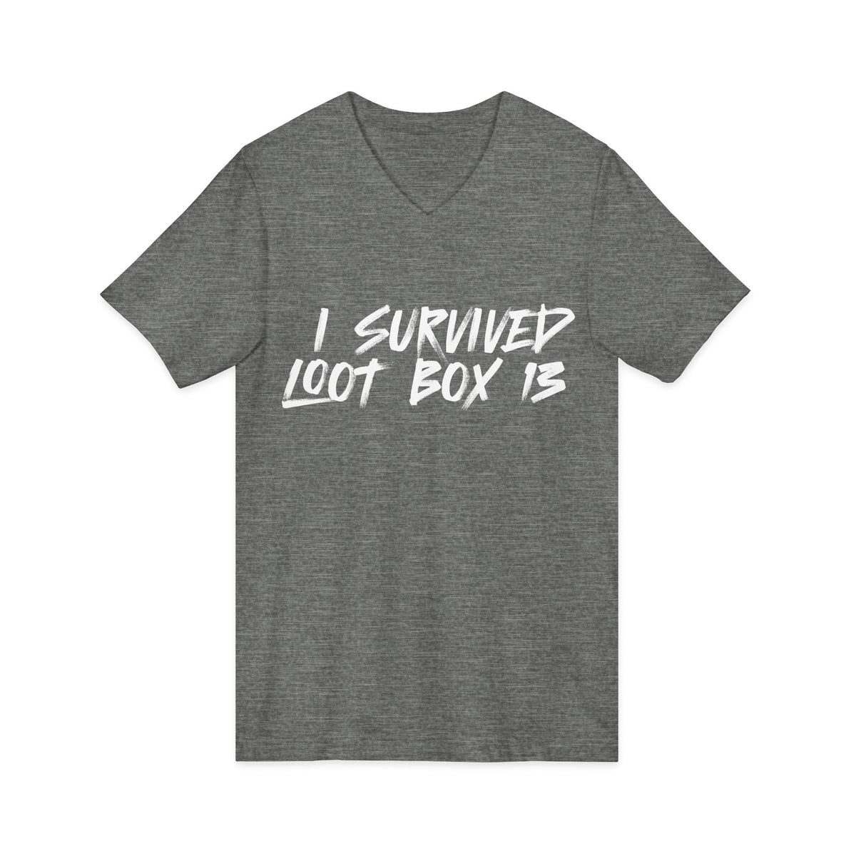 I Survived Loot Box 13 V-Neck Tee