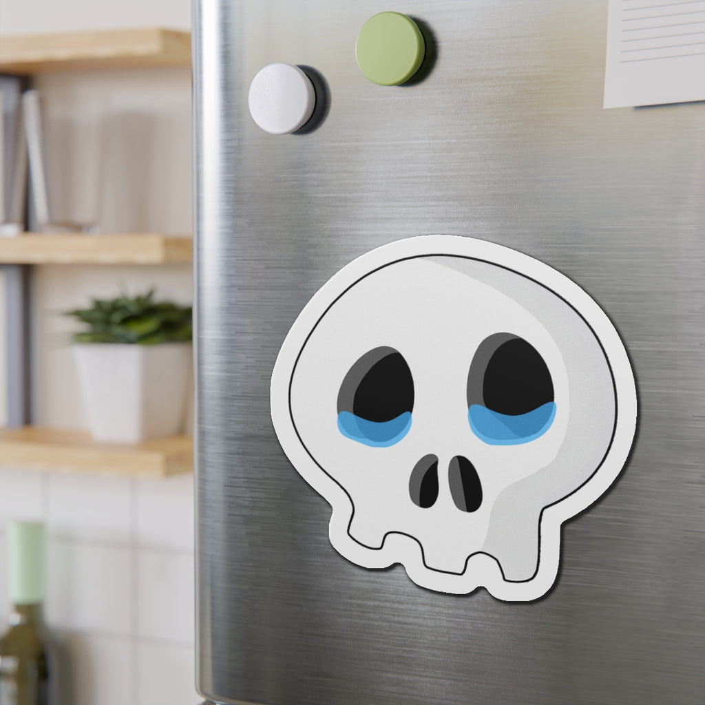 Sad Tears Skull Magnet