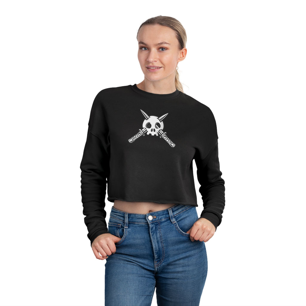 Trench Logo Cropped Sweatshirt
