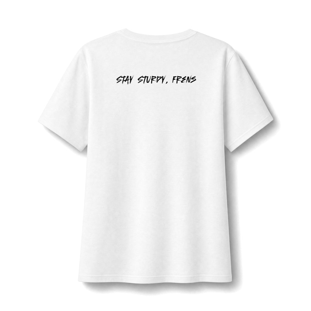 Stay Sturdy, Frens Crest Women's Relaxed V-Neck Tee