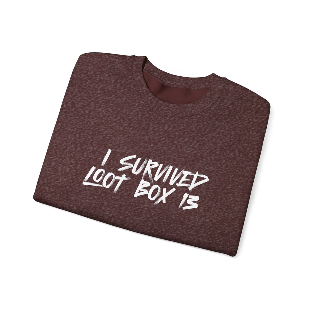I Survived Loot Box 13 Crewneck Sweatshirt - Colors