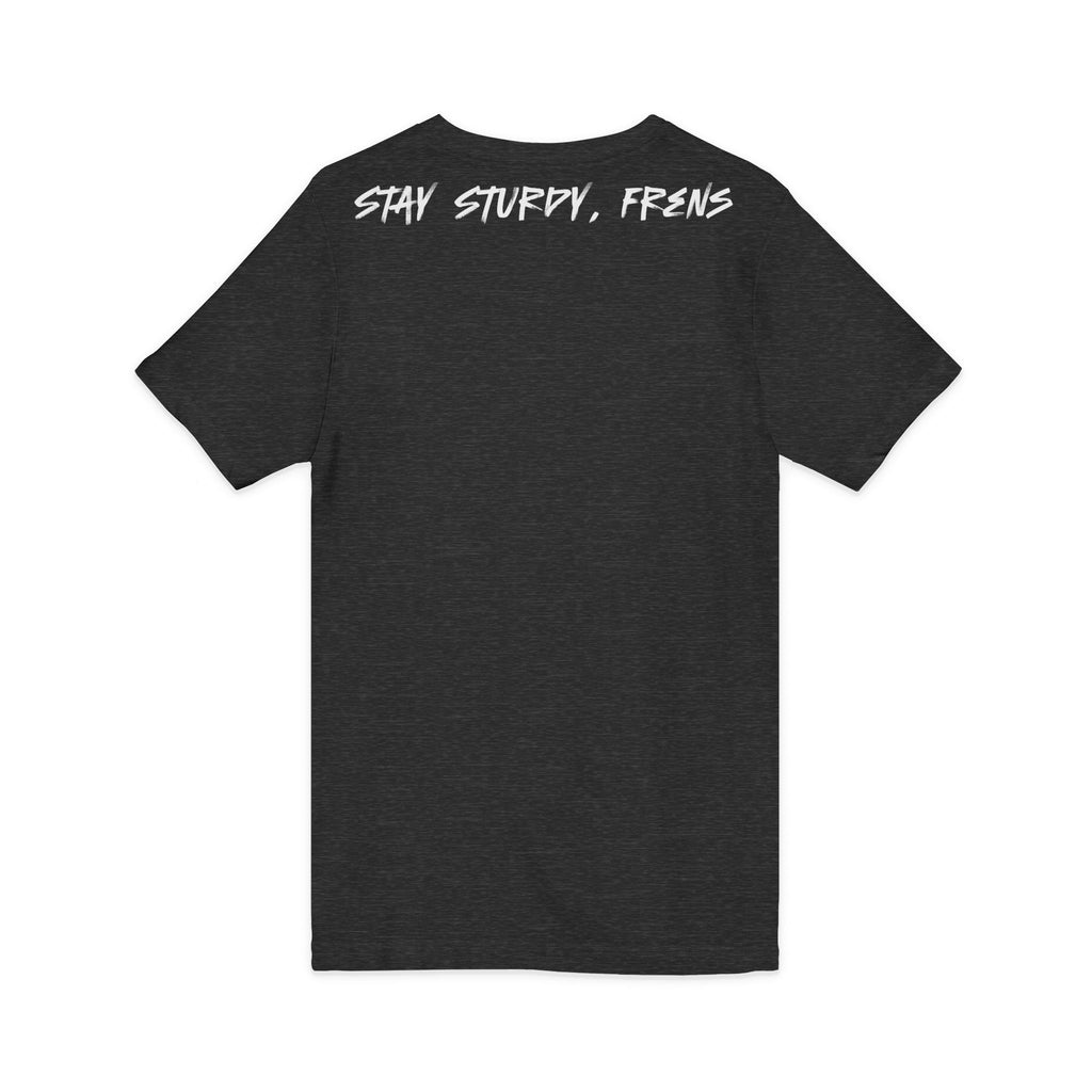 Stay Sturdy, Frens Crest V-Neck Tee
