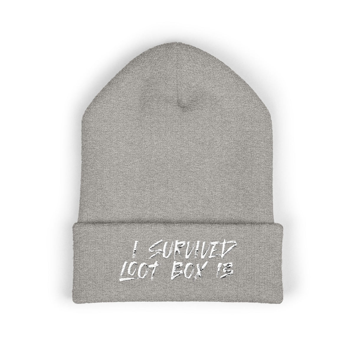 I Survived Loot Box 13 Embroidered Beanie