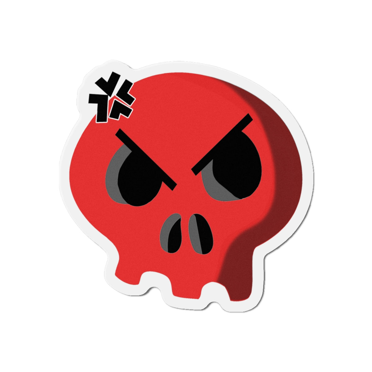 Angry Skull Magnet