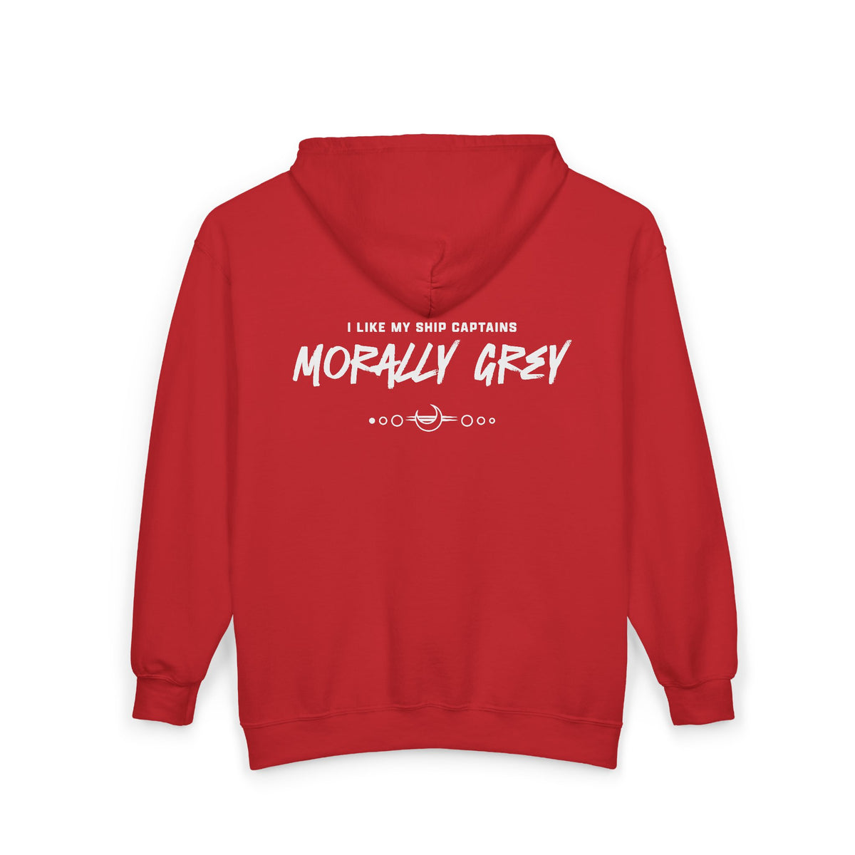 I Like My Ship Captains Morally Grey Zip Hoodie