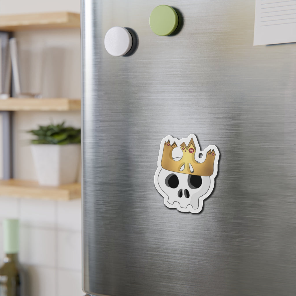 King & Queen Crown Skull Magnet