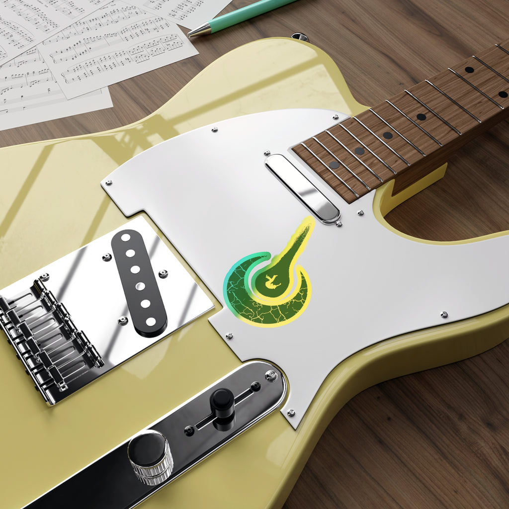 Maurice Africh Logo Holographic Sticker (Green)