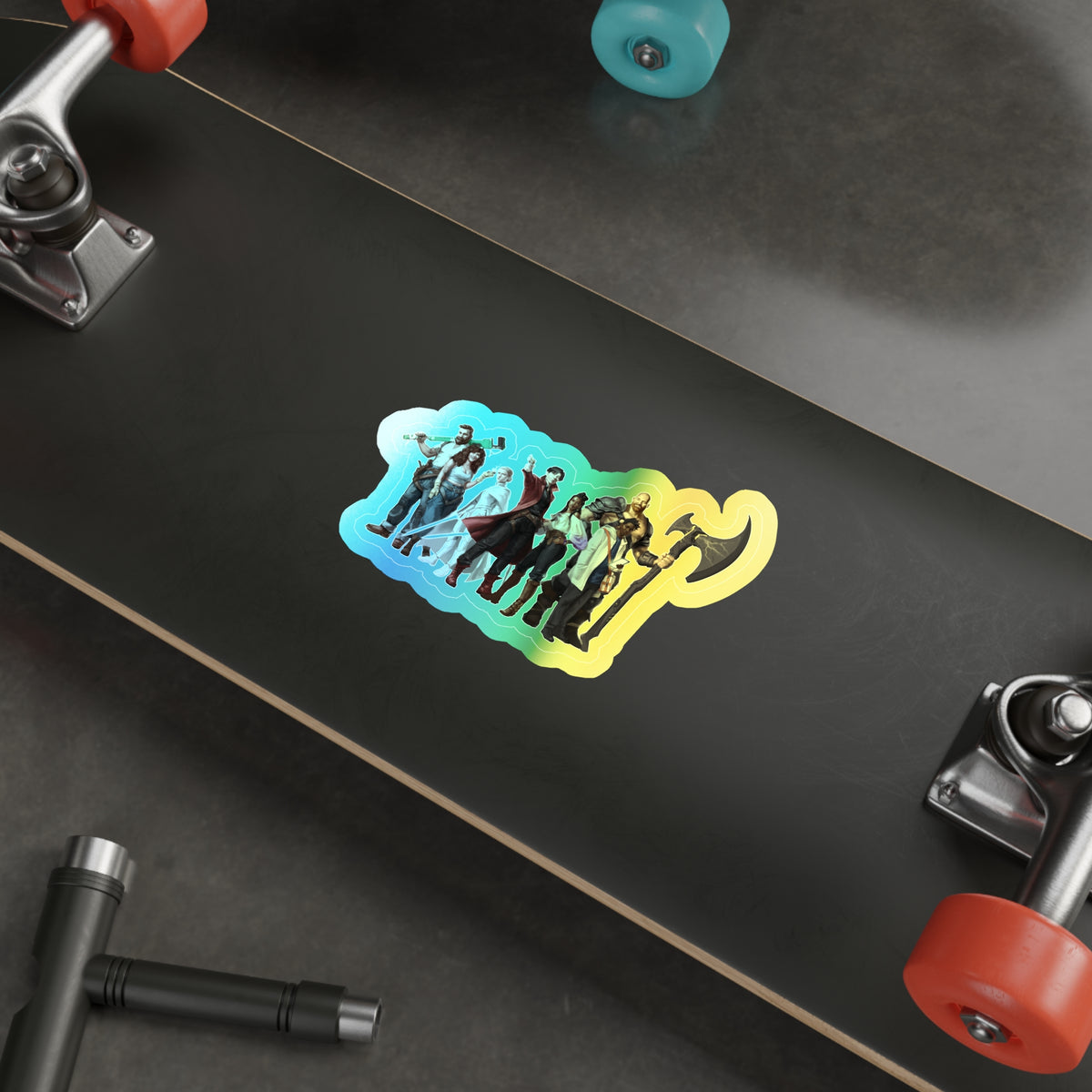 The Crew Holographic Sticker