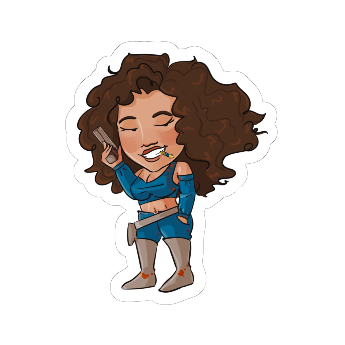 Willow Sticker (Chibi-Style)