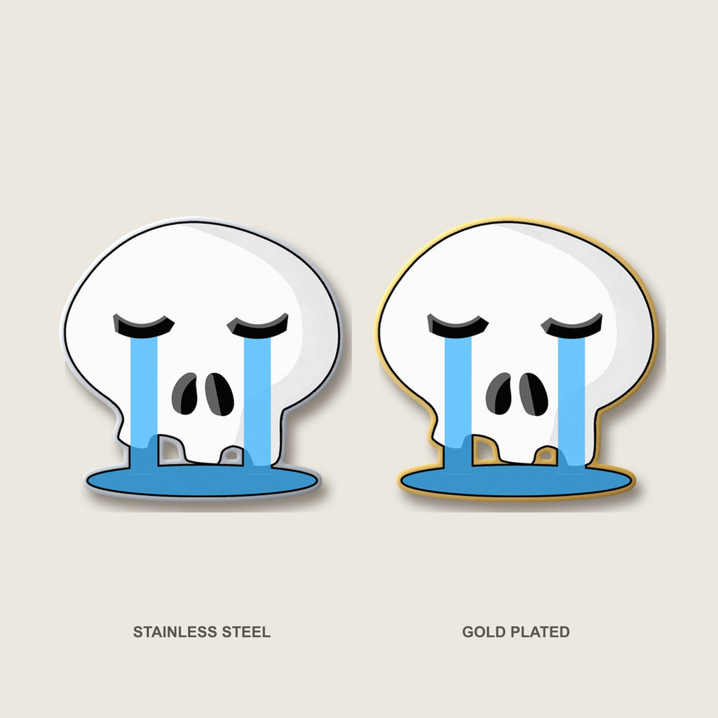 Crying Skull Pin