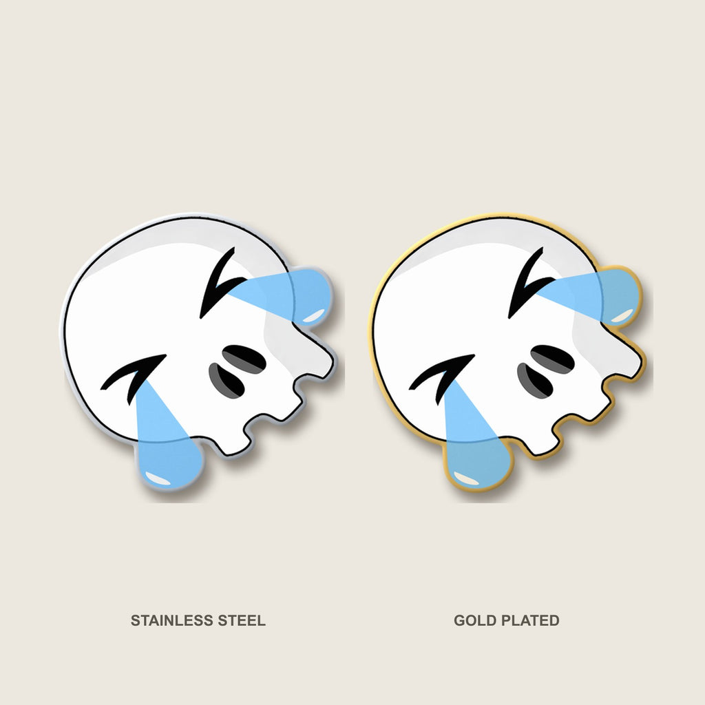 ROFL Skull Pin