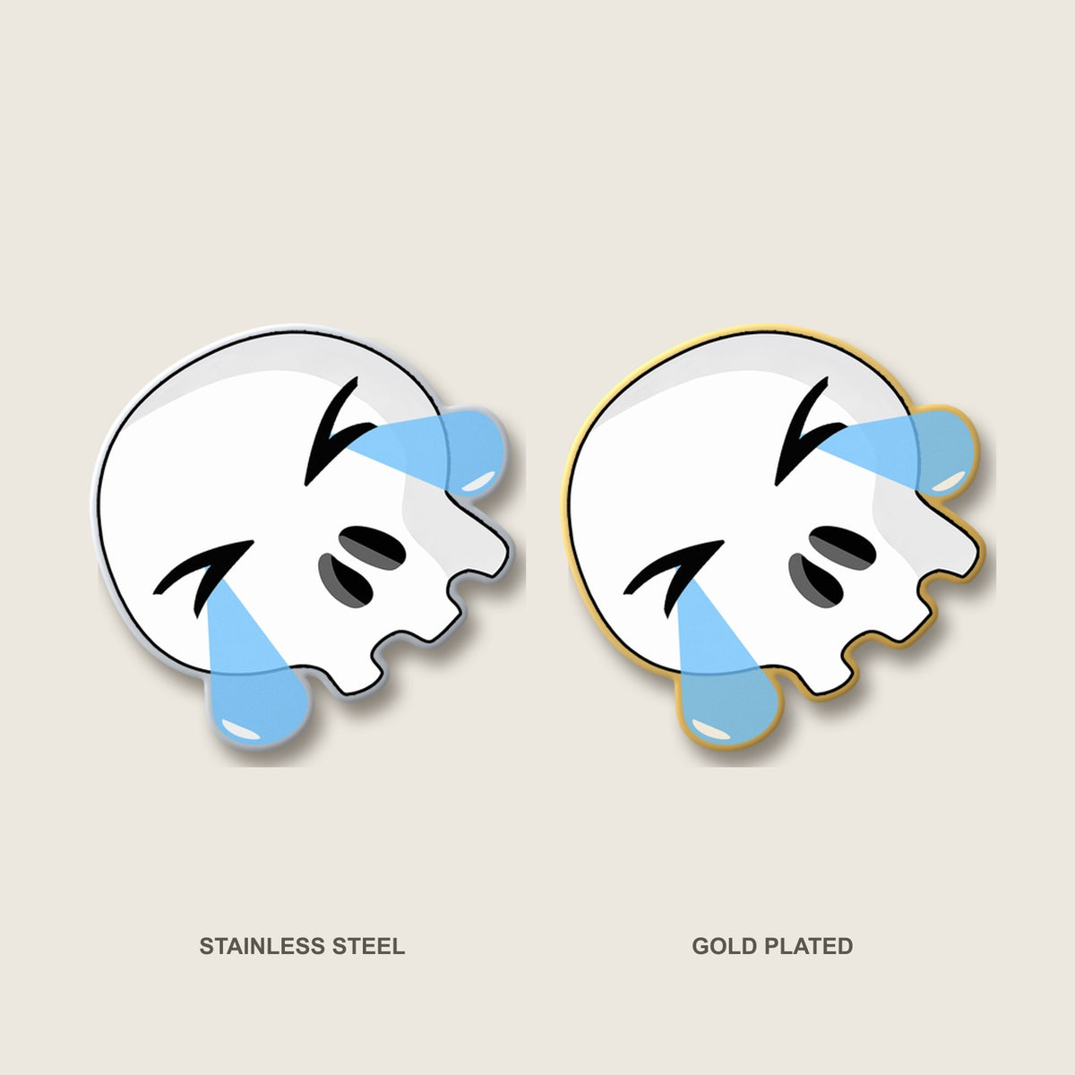ROFL Skull Pin