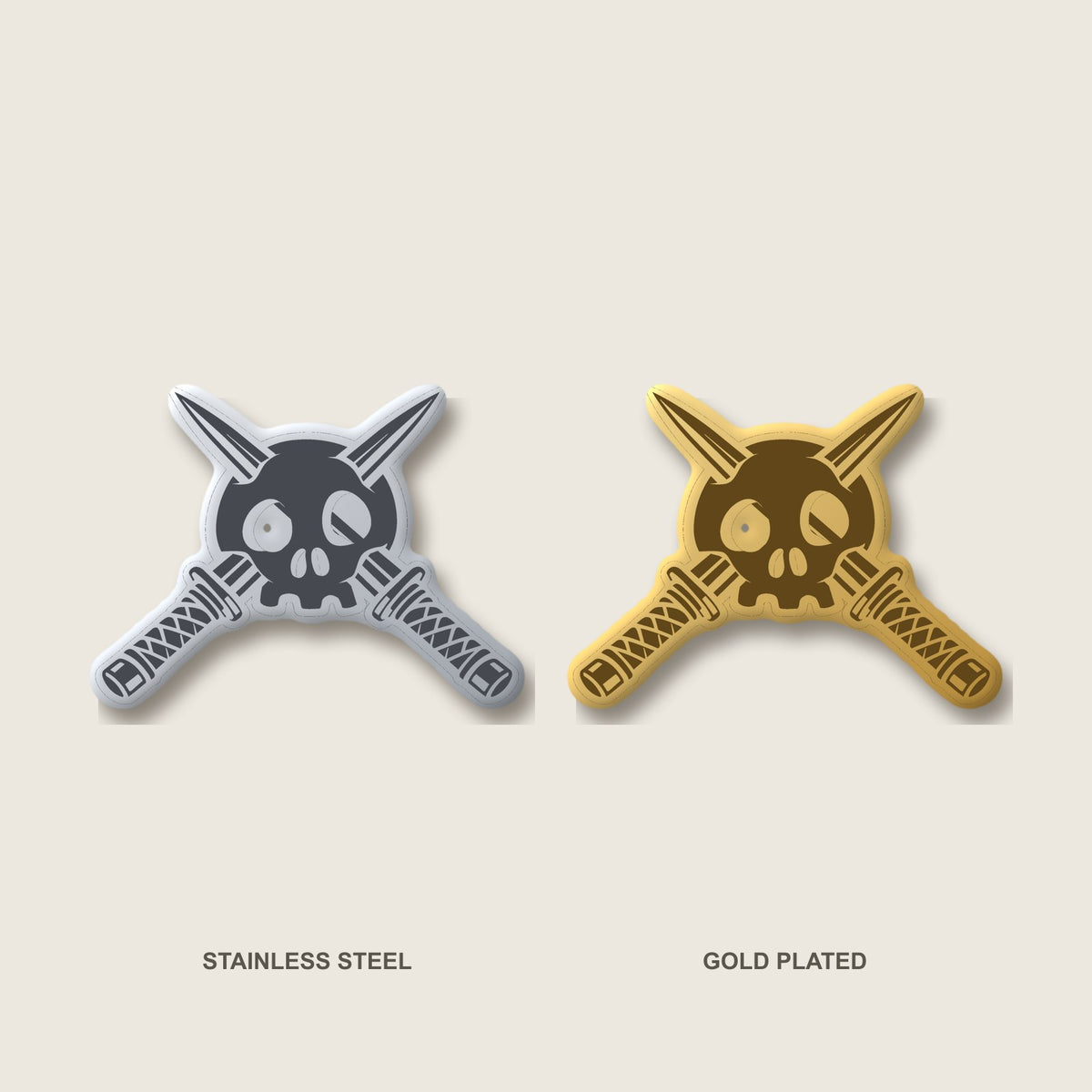 Trench Logo Engraved Pin