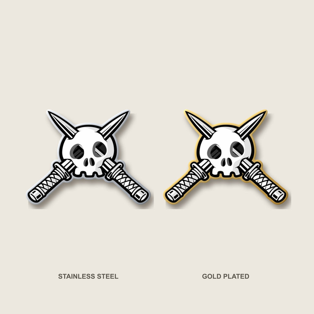 Trench Logo (White) Pin